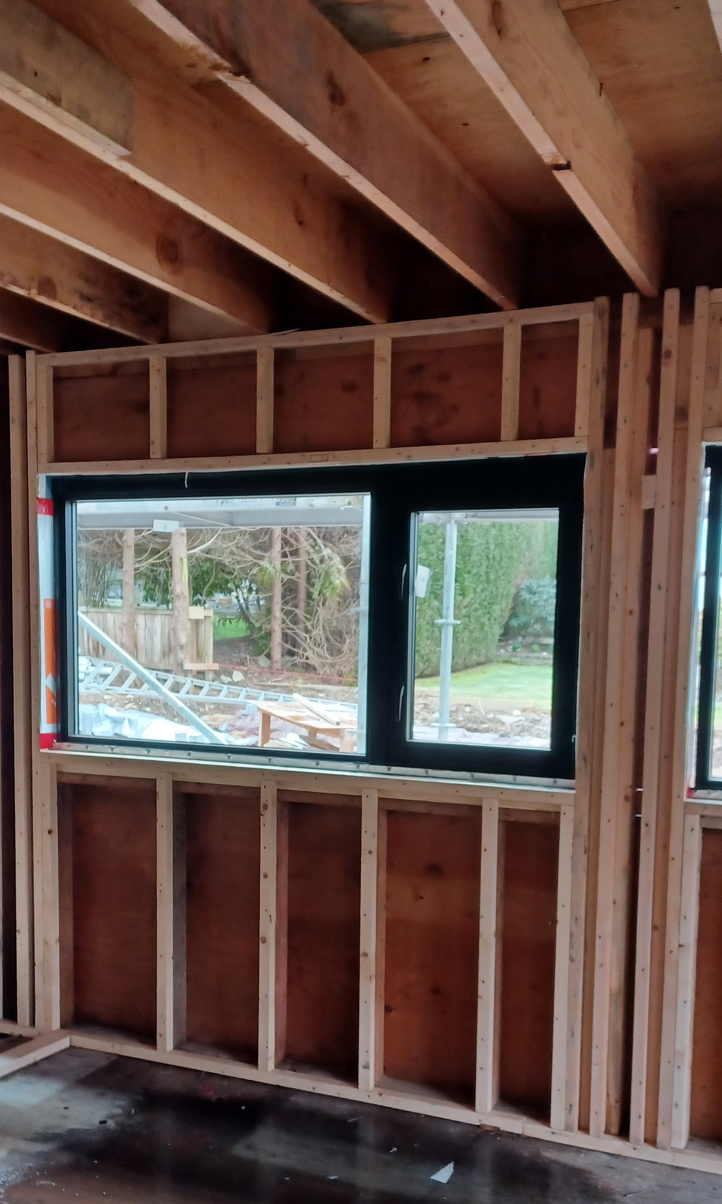 A small installed window.