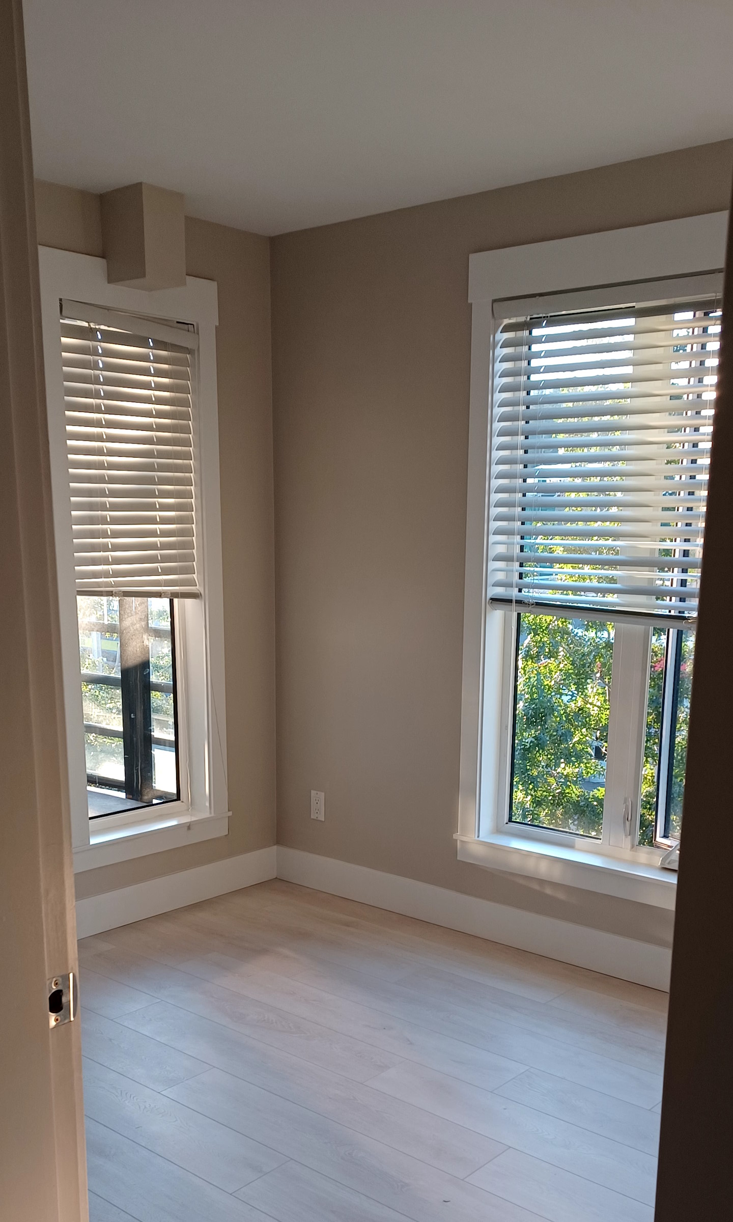 Completed room painting.