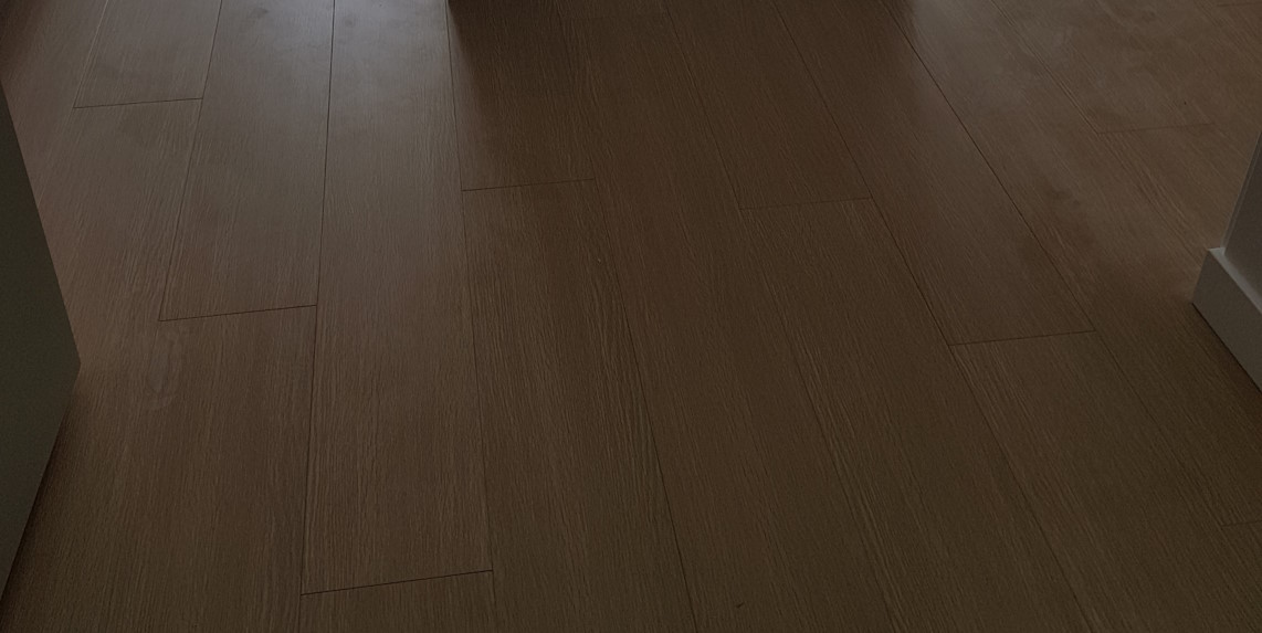 New kitchen hardwood flooring.