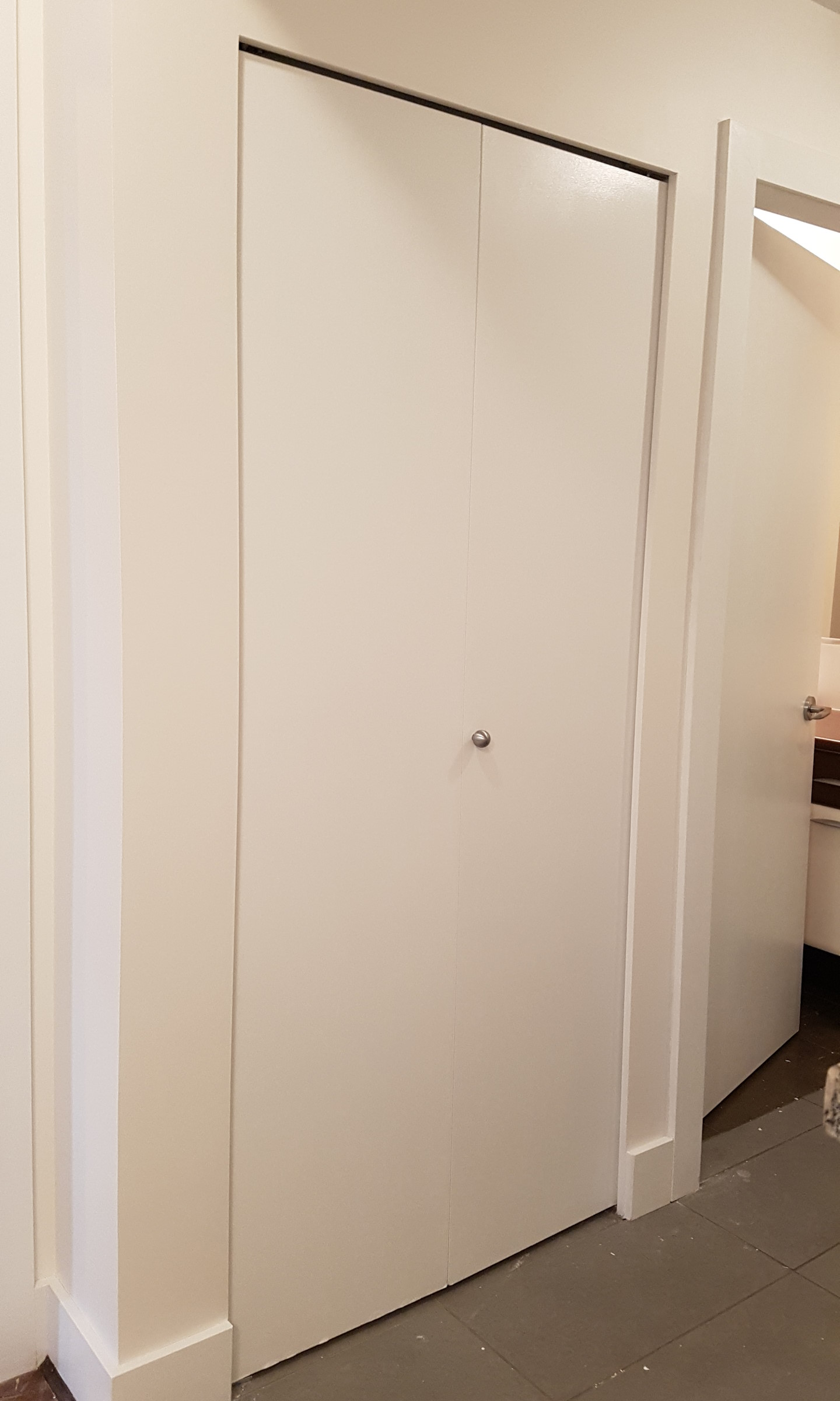 Recently-finished interior painting.