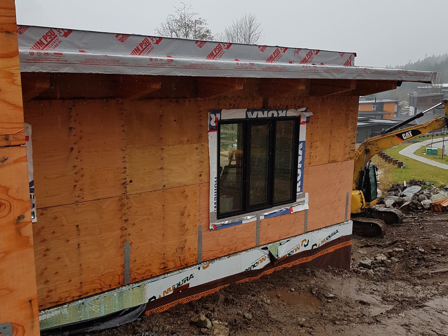 Finished window installation result.