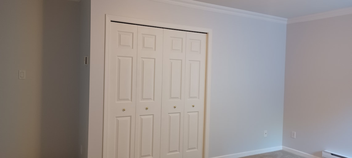 Completed interior wall painting.